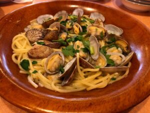 サイゼリヤ スープ入り塩味ボンゴレ